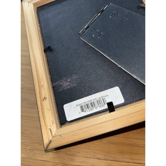 Lot 2 Nautical Biblical Themed Picture Framed Lighthouse Bristol Gifts CO. 6"x5” - Picture 7 of 8